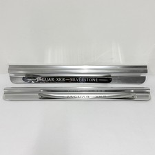 97-06 Jaguar XKR X100 Convertible SILVERSTONE Door Scuff Sill Plate Guard OEM picture
