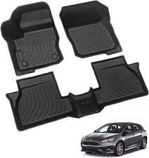 For 2012-2018 Ford Focus Floor Mats 3D TPE All Weather Odorless Upgraded picture