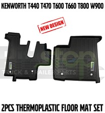 Kenworth T440 T470 T600 T660 T800 W900 Floor Mats Liners Carpet Thermoplastic picture