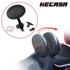 Plug-In Driver Rider Backrest Pad For Harley Touring Road Street Glide 1997-2025 picture