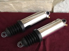 KCINT CHROME LOWERING AIR SHOCKS FOR HARLEY STREET GLIDE 2006-UP picture