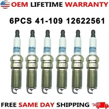 6PCS ACdelco Iridium Spark Plugs For Buick Cadillac Chevrolet 41-109 12622561  picture