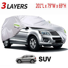 Universal SUV Fit Car Cover Snow UV Resistant All Weather Protection 3 Layers picture