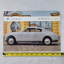 1958 Lancia Aurelia GT 2500 B20 Original  Car Dealer Sales Brochure Spec Sheet picture