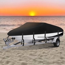 17FT 18FT 19FT Boat Cover Fishing Ski V-Hull Waterproof Heavy Duty Marine Grade picture