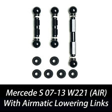 FOR MERCEDES BENZ S CLASS W221 ADJUSTABLE LOWERING LINKS *AIR SUSPENSION KIT picture