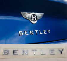 BENTLEY GT SPEED CHROME TRUNK LOGO / 3SA853675 GENUINE OEM picture