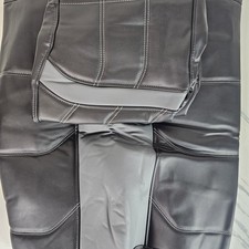 Kemimoto Golf Cart Fromt Seat Cover EZGO TXT 1994-2013 Grey & Black NEW picture