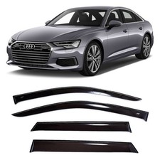 Tape-on Window Visors Rain Guards Fit Audi A6 Sd (C8) 2018-2024 Wind Deflectors picture