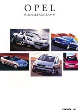 2002 Opel German Sales Brochure Catalog - Speedster Cabrio Frontera Vectra Astra picture