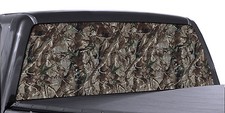 FGD Truck Rear Window Wrap Oak Camouflage Hunting Perforated Vinyl Decal   picture