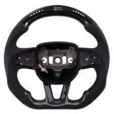 Carbon Fiber LED Colorful Steering Wheel Fit 15+ Dodge Hellcat Charger Durango picture