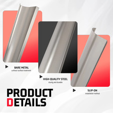 Outer Rocker Panels For 04-12 Chevrolet Colorado GMC Canyon Extended Cab Slip On picture