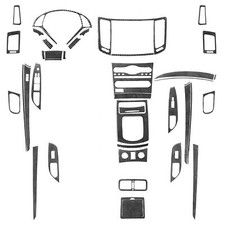 42Pcs Real Carbon Fiber Kits Full Interior Trim For Infiniti G37 Sedan 2010-2013 picture