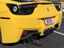 Ferrari 458 Italia Tail Pipe Set  Titanium 2010 to 2015 Big Mouth TI Tail Pipes  picture