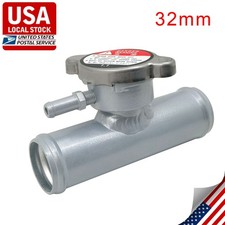 Aluminum Inline Radiator Coolant Filler Neck 32mm 1-1/4