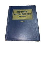 1955-1963 Motors Car Repair Manual 26th Edition Shop Service Book for US Models picture
