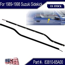 For 1989-98 Suzuki Sidekick Chevrolet Tracker LH+RH Weatherstrip Door Belt Outer picture