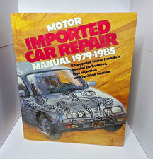 MOTOR Import Car Repair Manual 1979-1985 7th Ed 1st Printing Euro Japan Rare HB picture