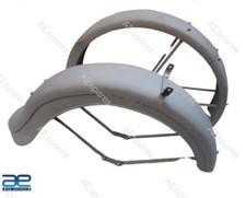 For Ariel MB32 Hand Gear Front & Rear Mudguard Set 1932 Raw Steel Made ECs picture