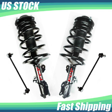 For Toyota FCS 2pc Front Left & Right Strut and Coil Spring + Sway Bar Links picture