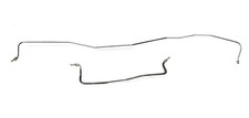 Stainless Rear Axle Brake Lines. Pair for Factory Rear Drum picture