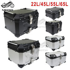 22L/45L/55L/65L Aluminum Motorcycle Trunk Tour Tail Box Luggage Storage Top Case picture