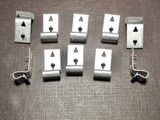 10pcs NORS 1940-1952 Chevy Cadillac Buick Pontiac Olds door glass channel clips picture