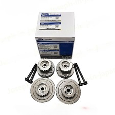 OEM NEW 11-20 For Ford 3.5L V6 Intake + Exhaust Cam Phaser Sprockets VVT - ALL 4 picture