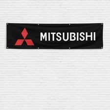 Mitsubishi 2x8 ft Flag JDM Ralliart Lancer EVO 3000GT Car Racing Banner picture