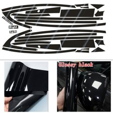 Matte/Glossy Black Chrome Delete Window Trims For Tesla Model X 2016-2020 picture