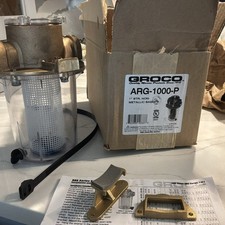 NEW: Bronze Groco ARG-1000-P / 1 Inch Strainer with Non-Metallic Basket picture