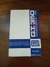 1966 Ford Shelby Mustang Cobra GT 350 Owners Operators Manual 66 picture