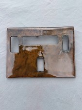 Mercedes 560SL R107 OEM Burl Wood Climate Control A/C Trim Panel 1986-89 picture