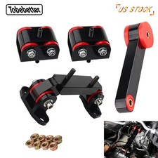 BLACK for 1993-11 Impreza 2004-12 Subaru WRX STI Engine Motor Trans Mount Set US picture