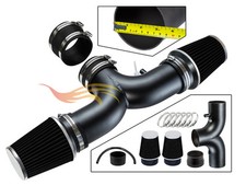 BCP RW BLACK 1994-1996 Impala Fleetwood Roadmaster 4.3L 5.7L Dual Air Intake Kit picture