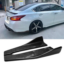 2pcs Glossy Black Rear Bumper Diffuser Side Splitter Spats for Nissan Altima picture