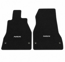 New OEM 2017-2022 Acura NSX 2Pc RHD Black Front Mat Set 83600T6N J010 NH900L-10 picture