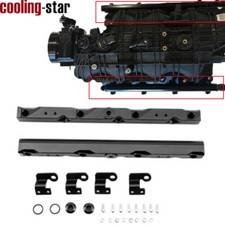 Fit 2007-2014 TBSS Aluminum Chevy Truck 5.3L Manifold Fuel Rails W/ Brackets picture