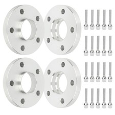 4Pcs 20mm thick 5x112 12x1.5 Studs Wheel Spacers Adapters Fits Mercedes-Benz picture