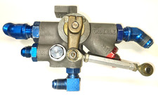 ENDERLE K STYLE BARREL VALVE W/ AN ANODIZED FITTINGS - USED VINTAGE RACING picture