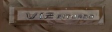Mercedes Benz OEM AMG Chrome Fender Badge W222 C217 S65 2014-21 V12 Biturbo New picture