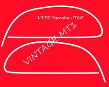 1970  Yamaha  JT160  ENDURO  fuel tank decal set after market 5.5 mm picture