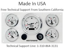 Westerbeke Engine marine instrument Panel Pre Wired USA Made Magnetic Pick Up picture