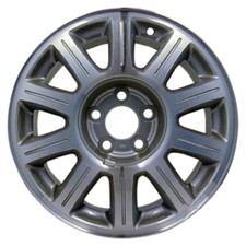 03309 Used 16X7 Alloy Wheel Rim Sparkle Silver Painted and Machined picture