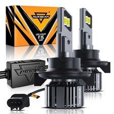 2x AUXBEAM LED Bulbs H13 9008 Headlight High Low Beam Super White 6500K CANBUS picture