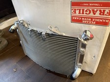 PRC251 Aluminum Performance Radiator New In Box w/ Cap & Mounting Tabs picture
