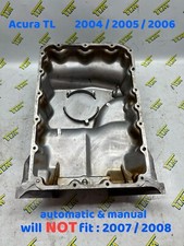 04-06 Acura TL Oil Pan automatic & manual RDA 2004 2005 2006 05 OEM picture