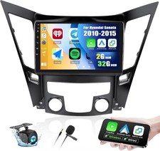 Apple CarPlay Android 15 Car Stereo Radio GPS NAVI for Hyundai Sonata 2011-2015 picture