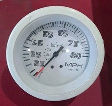 Teleflex 80 MPH White Speedometer    P#  67511P picture